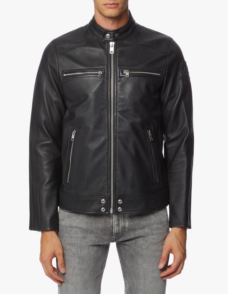 rinascente Diesel Leather biker jacket