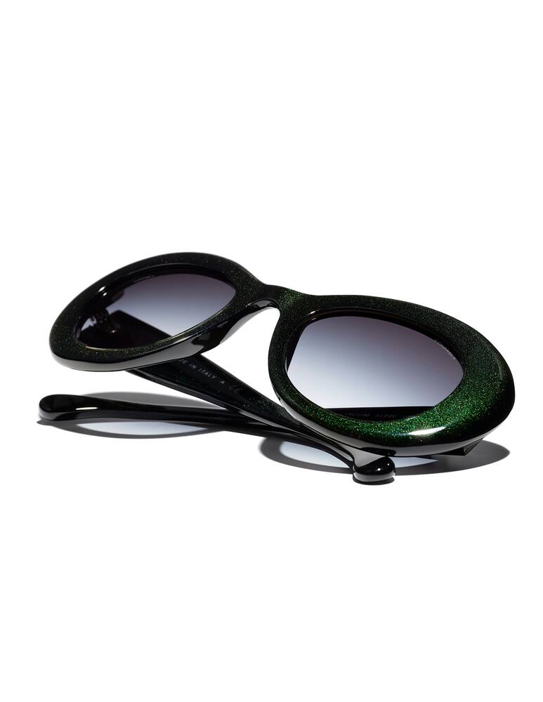 rinascente CHANEL Oval Sunglasses