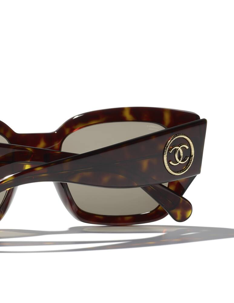 CHANEL Occhiali quadrati da sole  - immagine 4
