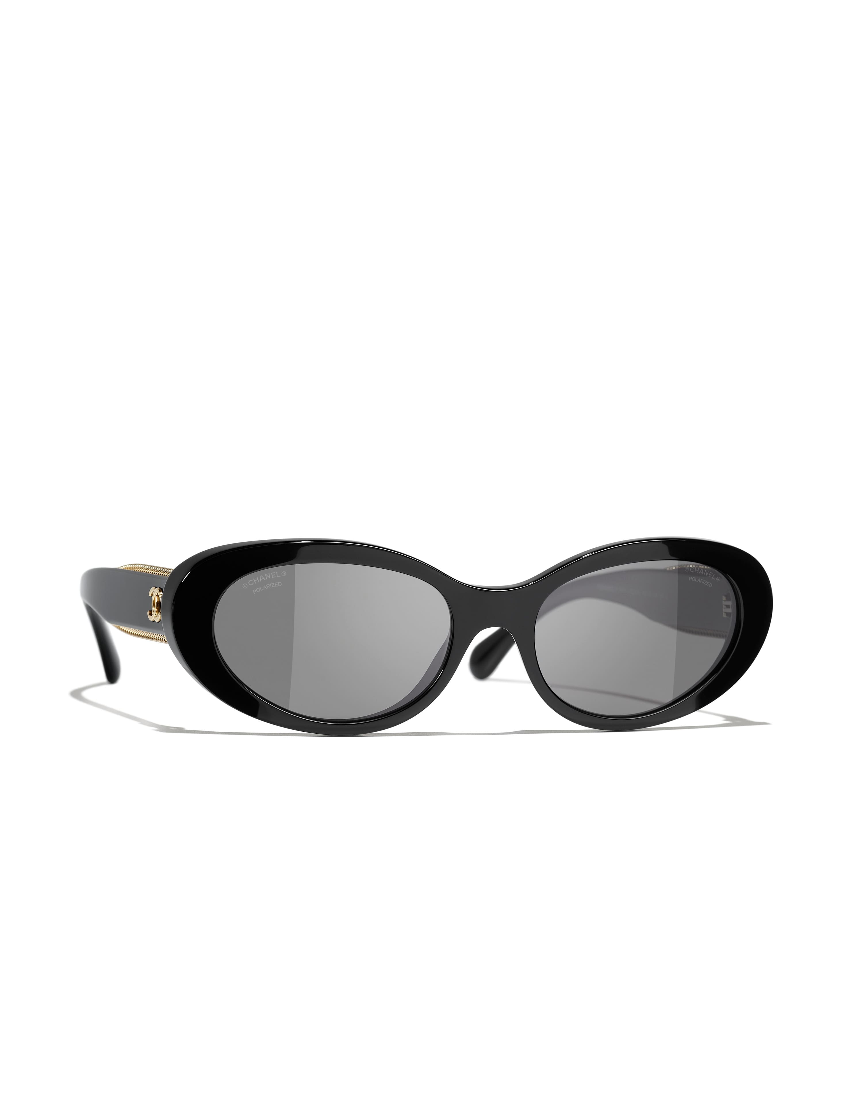 Shop CHANEL Oval Sunglasses on Rinascente