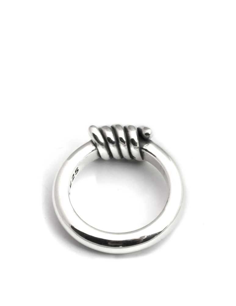 NOVE25 Ring modulo spinato - silver - picture 1 NOVE25 Ring modulo spinato - silver - picture 1