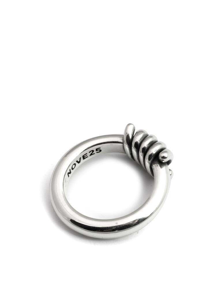 NOVE25 Ring modulo spinato - silver - picture 4 NOVE25 Ring modulo spinato - silver - picture 4