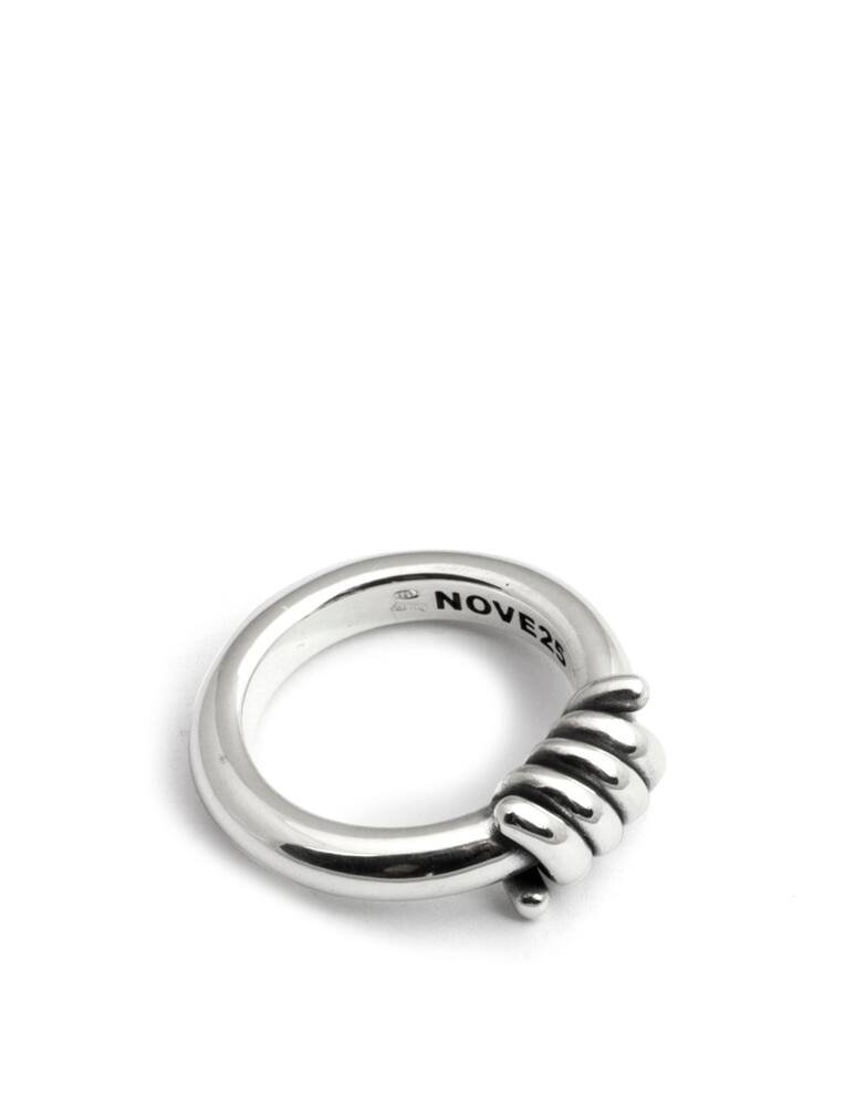 NOVE25 Ring modulo spinato - silver - picture 5 NOVE25 Ring modulo spinato - silver - picture 5