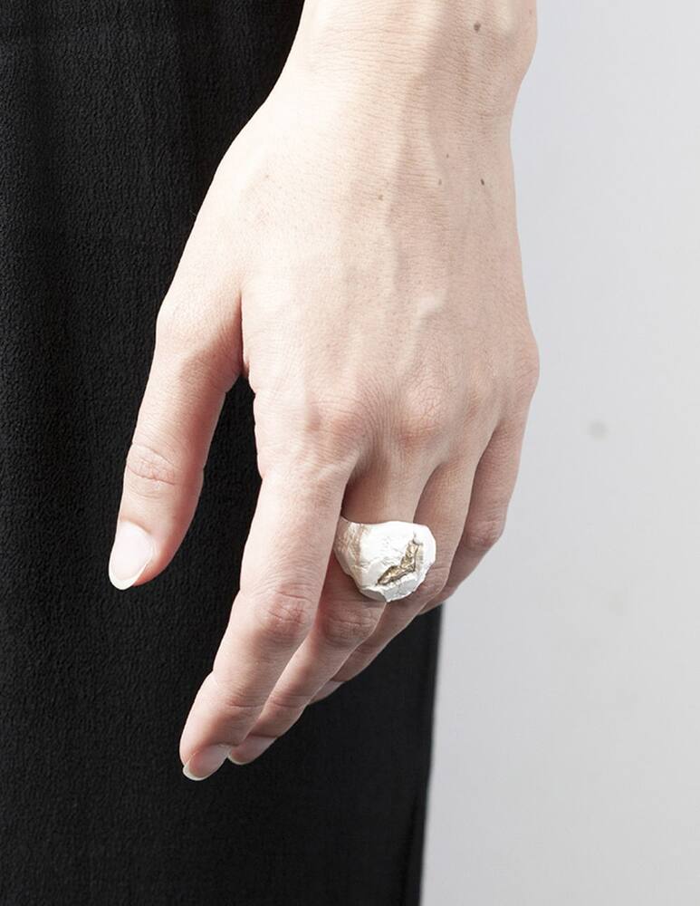 rinascente NOVE25 Chevalier pepita bronzo materic bianco