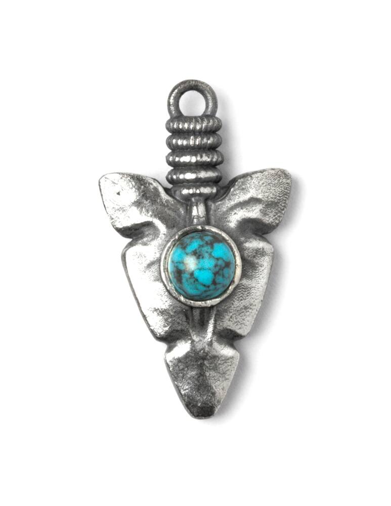 rinascente NOVE25 Collana pendente punta freccia turchese f060 l70