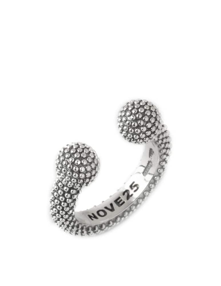 rinascente NOVE25 Ring piercing sfere puntinata