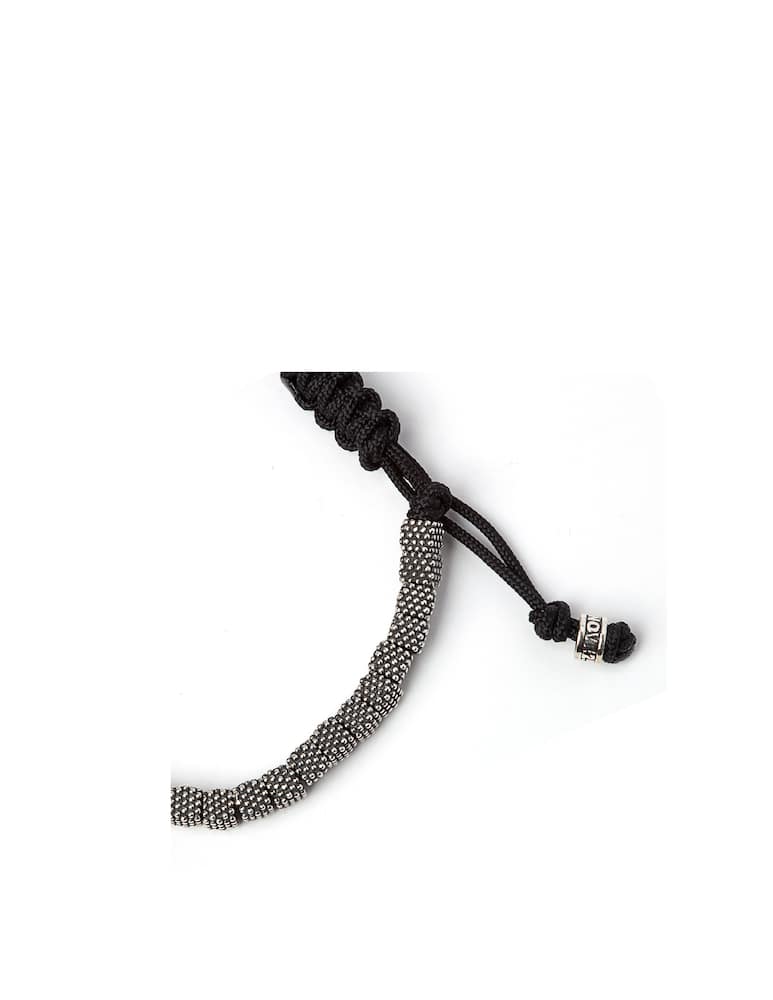 rinascente NOVE25 Bracciale corda quadrati punti