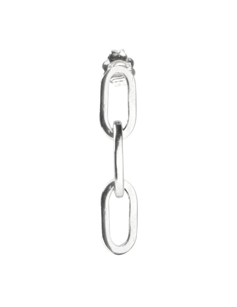 rinascente NOVE25 Earring singolo catena ovale media - silver