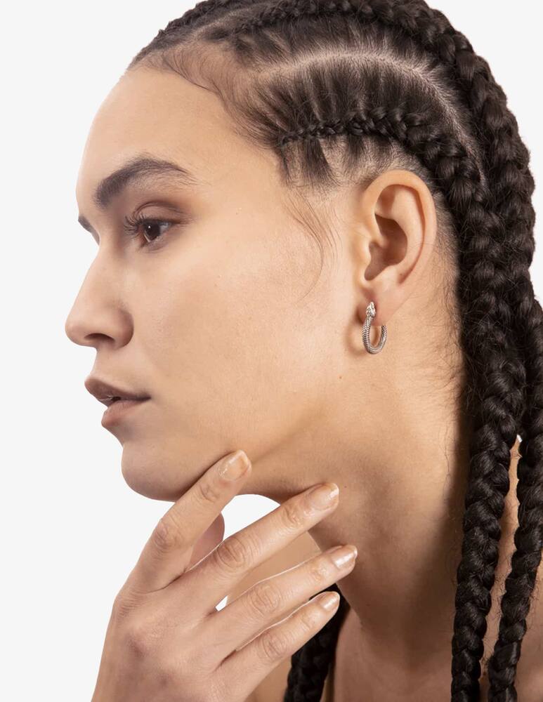 rinascente NOVE25 Orecchino singolo cerchio serpente