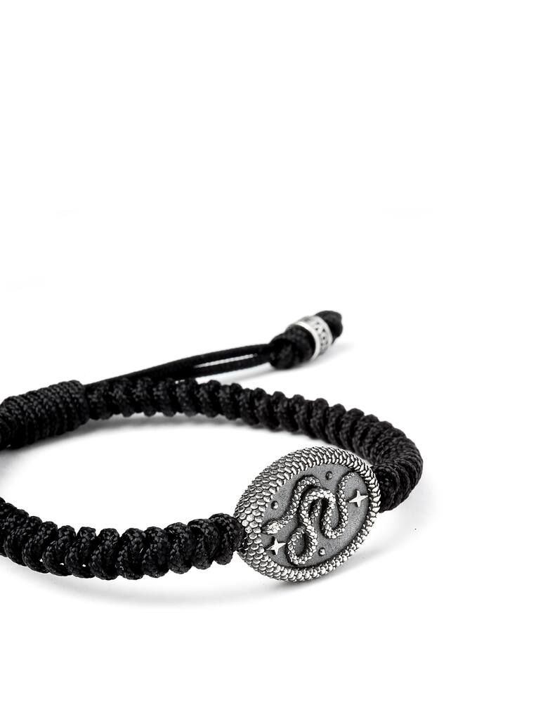 rinascente NOVE25 Bracciale corda e passante ovale serpente