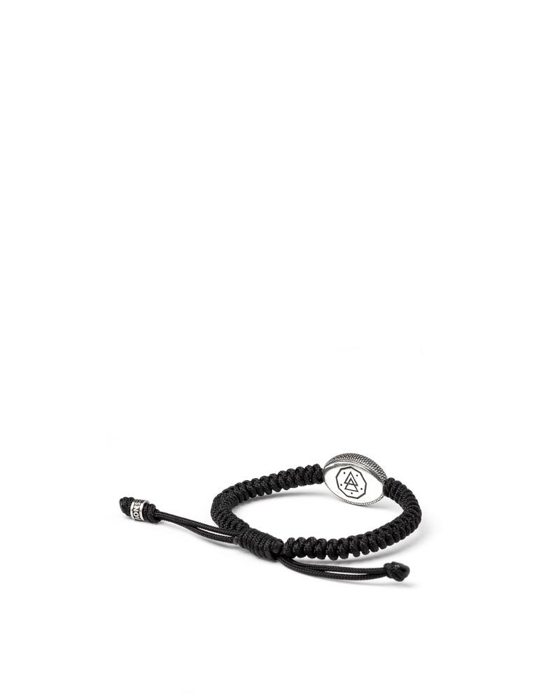 rinascente NOVE25 Bracciale corda e passante ovale serpente