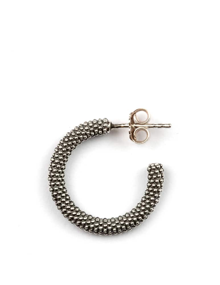NOVE25 Earring singolo cerchio puntinato medio - picture 1 NOVE25 Earring singolo cerchio puntinato medio - picture 1