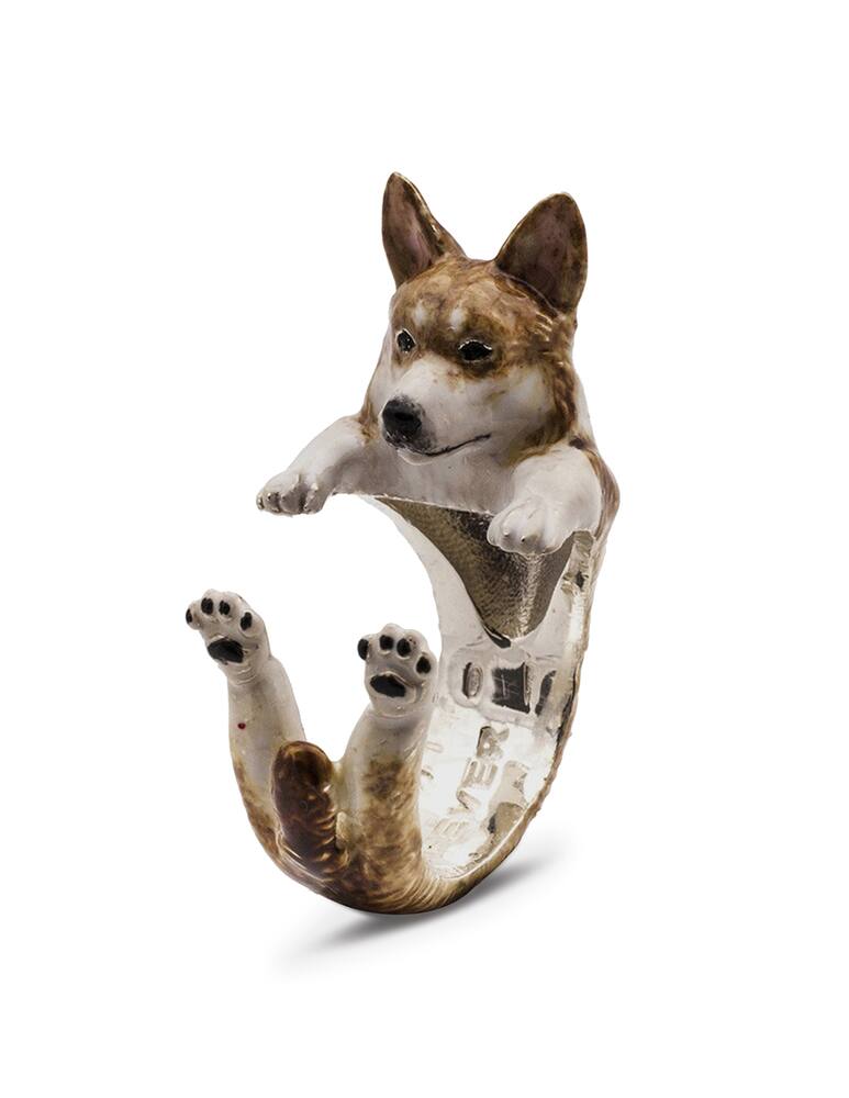 rinascente NOVE25 Ring hug welsh corgi pembroke