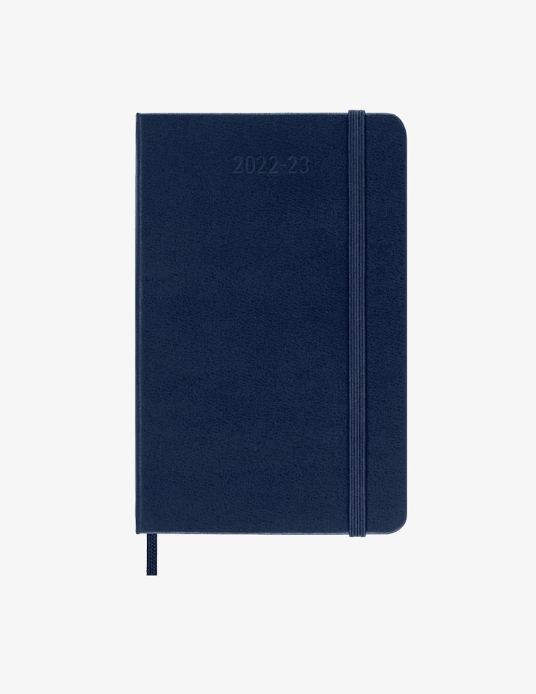 rinascente Moleskine 18 Mesi Settimanale  Pocket Blu Hard - Blu