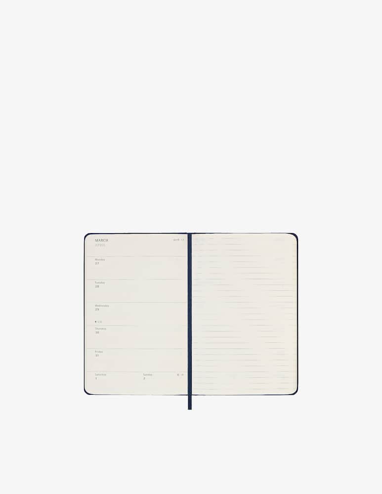 rinascente Moleskine 18 Mesi Settimanale  Pocket Blu Hard - Blu