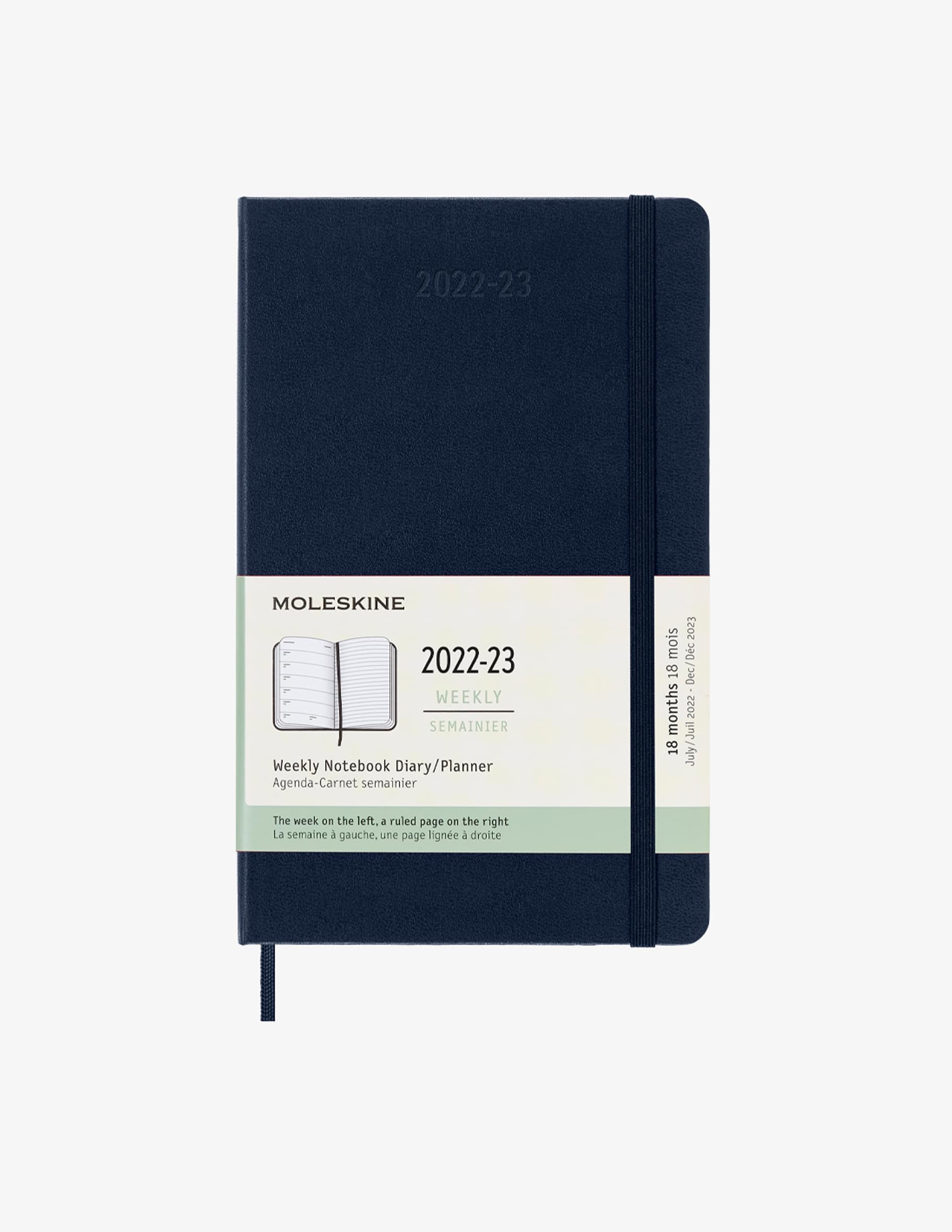 Acquista Moleskine 18 Mesi Settimanale Large Blu Hard Blu su Rinascente