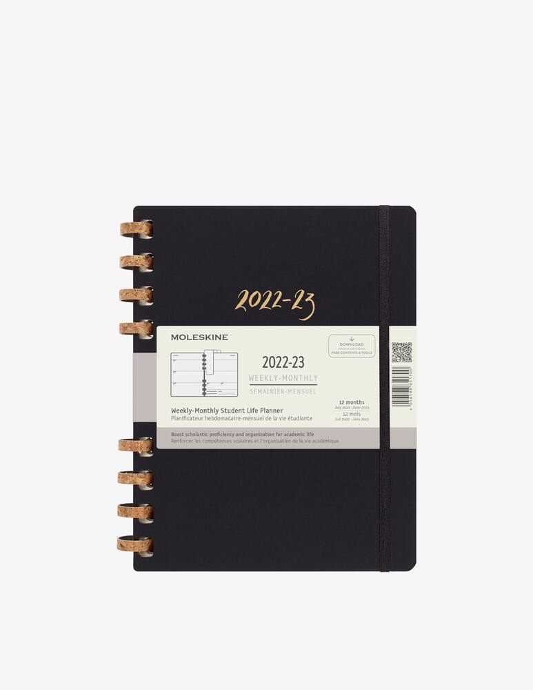 rinascente Moleskine 12 Mesi (Luglio-Giugno) Spirale Accademica Xl Rem Midnight - Blu