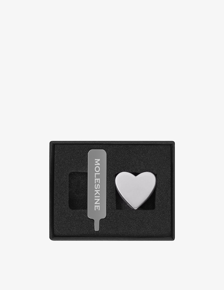 rinascente Moleskine Pin Cuore Argento