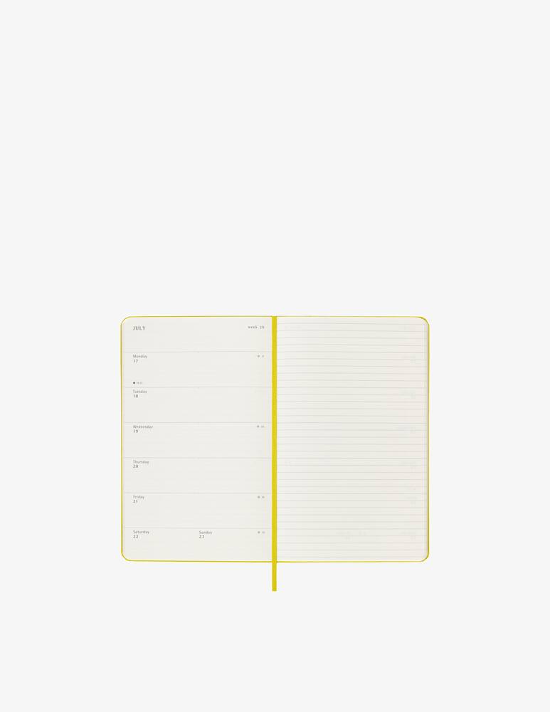 rinascente Moleskine 12 Mesi Settimanale Large Hay Ylw Hard - Giallo