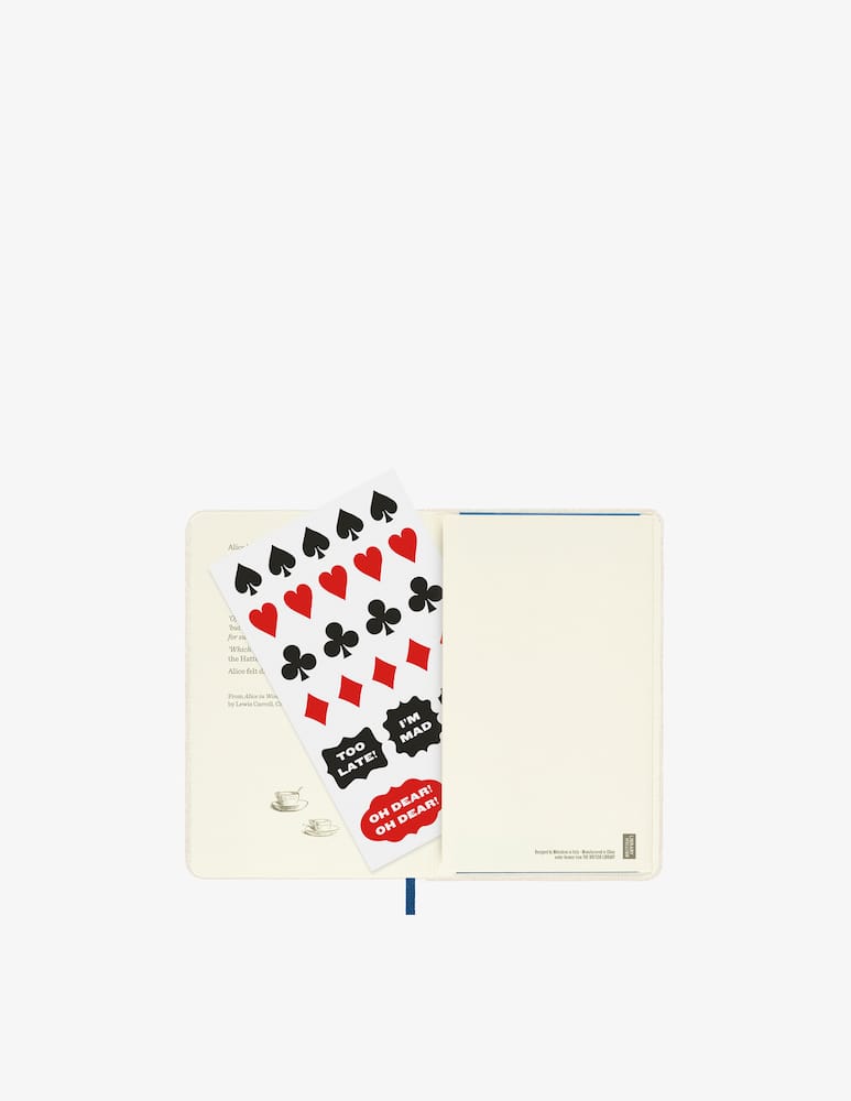 rinascente Moleskine 12 Mesi Alice Settimanale  Pocket Alm.Wht Alice - Panna