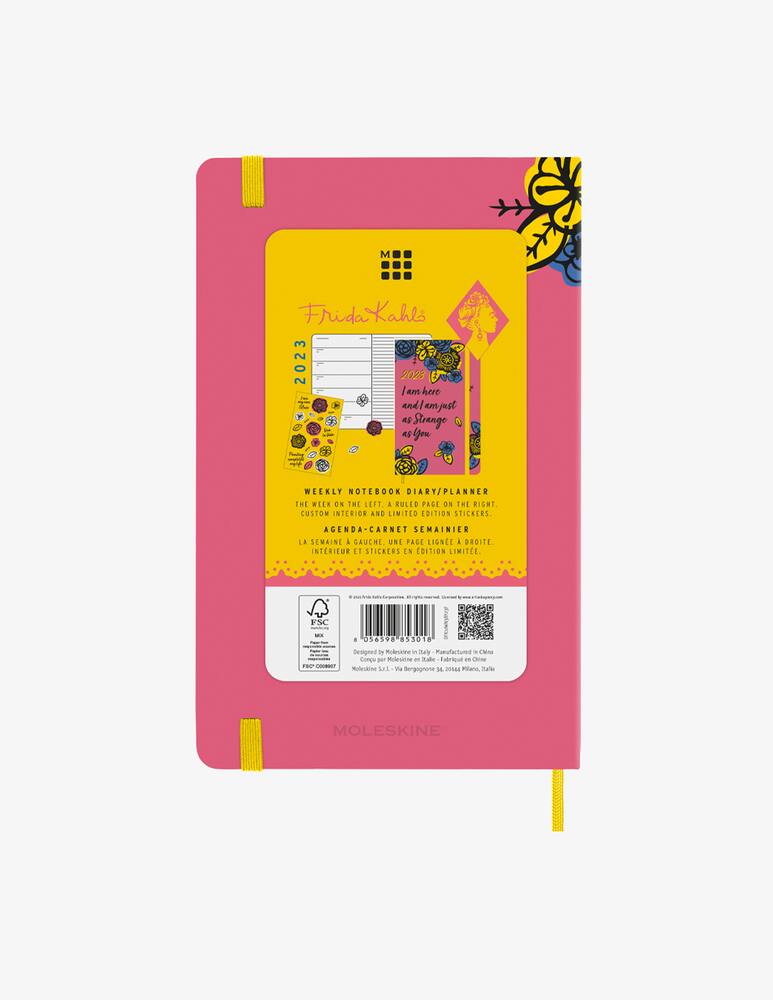 rinascente Moleskine Frida Kahlo Wkly Ntb Lg Pink - Multi