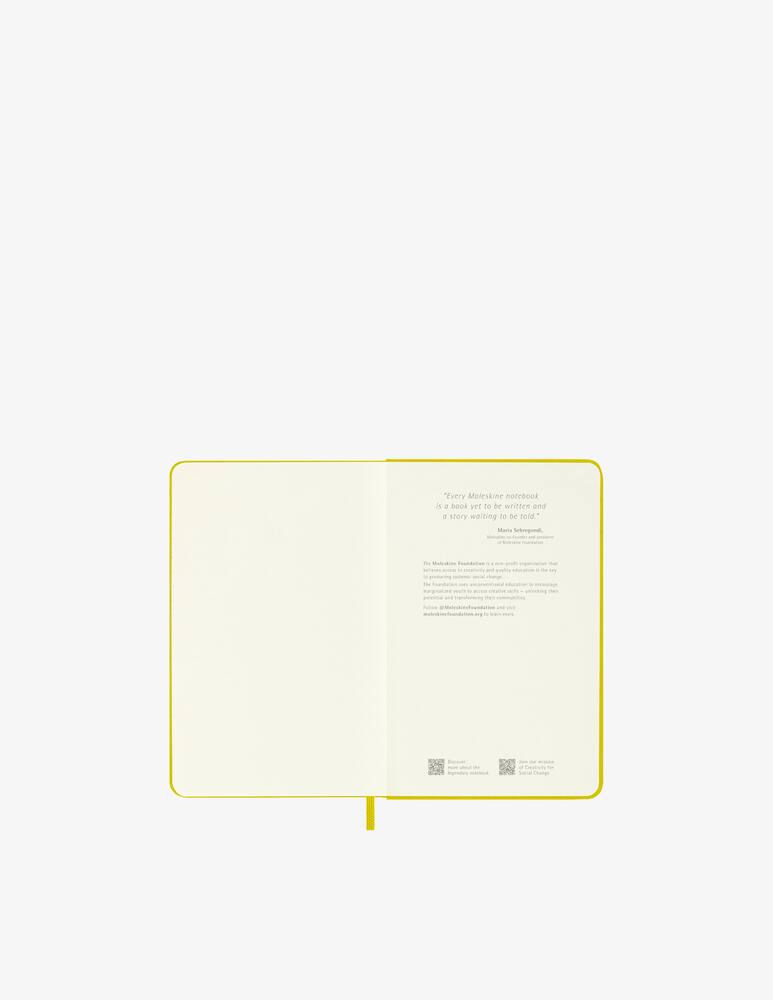 rinascente Moleskine Notebook Pk Rul Hay Ylw Hard Silk - Yellow