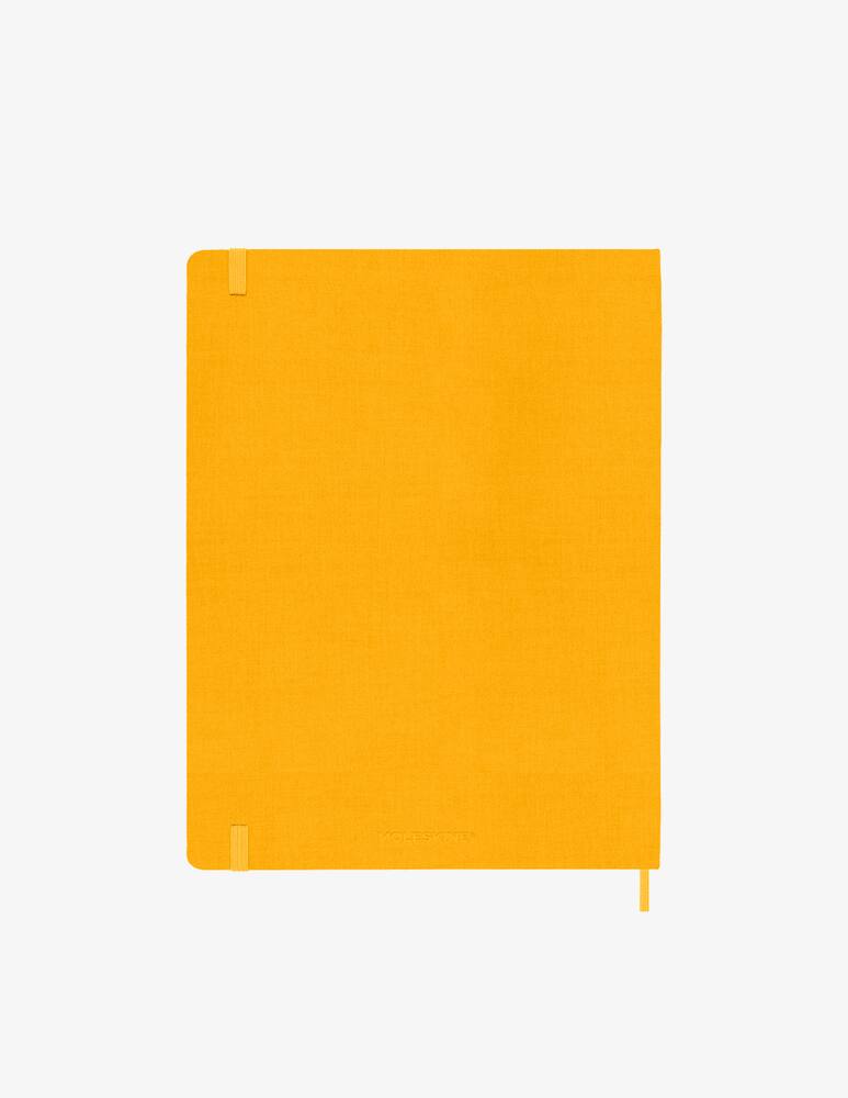 rinascente Moleskine Taccuino Xl A Righe Orange Ylw Copertina Rigida Seta - Giallo