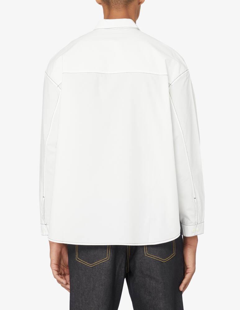 rinascente Sunnei Over shirt pocket with contrast stitching - White
