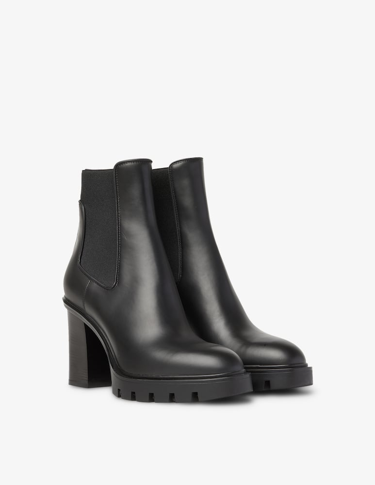 rinascente Santoni Nerbudy chelsea leather boots - Black
