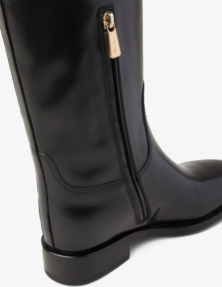 rinascente Santoni Stivali Caval Favours - Nero