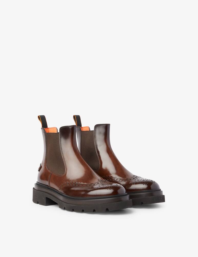 rinascente Santoni Stivaletti chelsea - Marrone