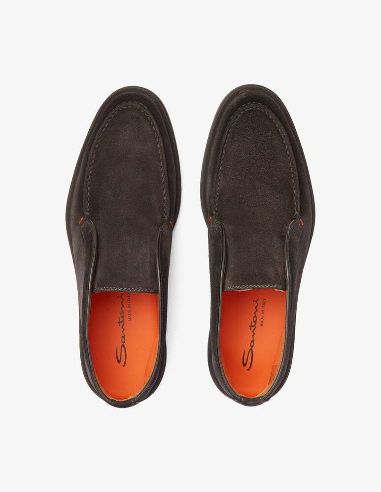 rinascente Santoni Slipon suede boots - Brown