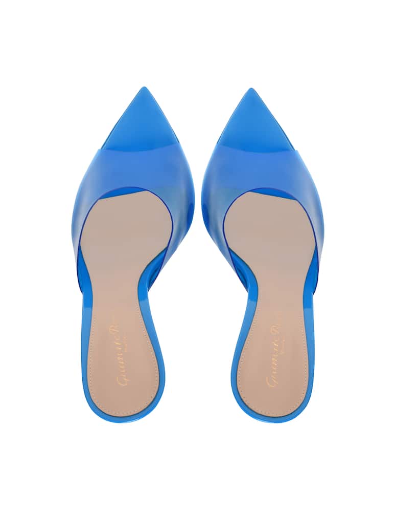 rinascente Gianvito Rossi Sandali con tacco Betty - azzurro