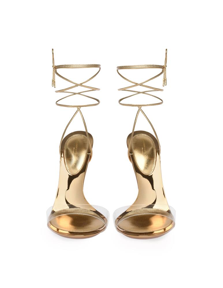 rinascente Gianvito Rossi Spice heeled sandals - gold