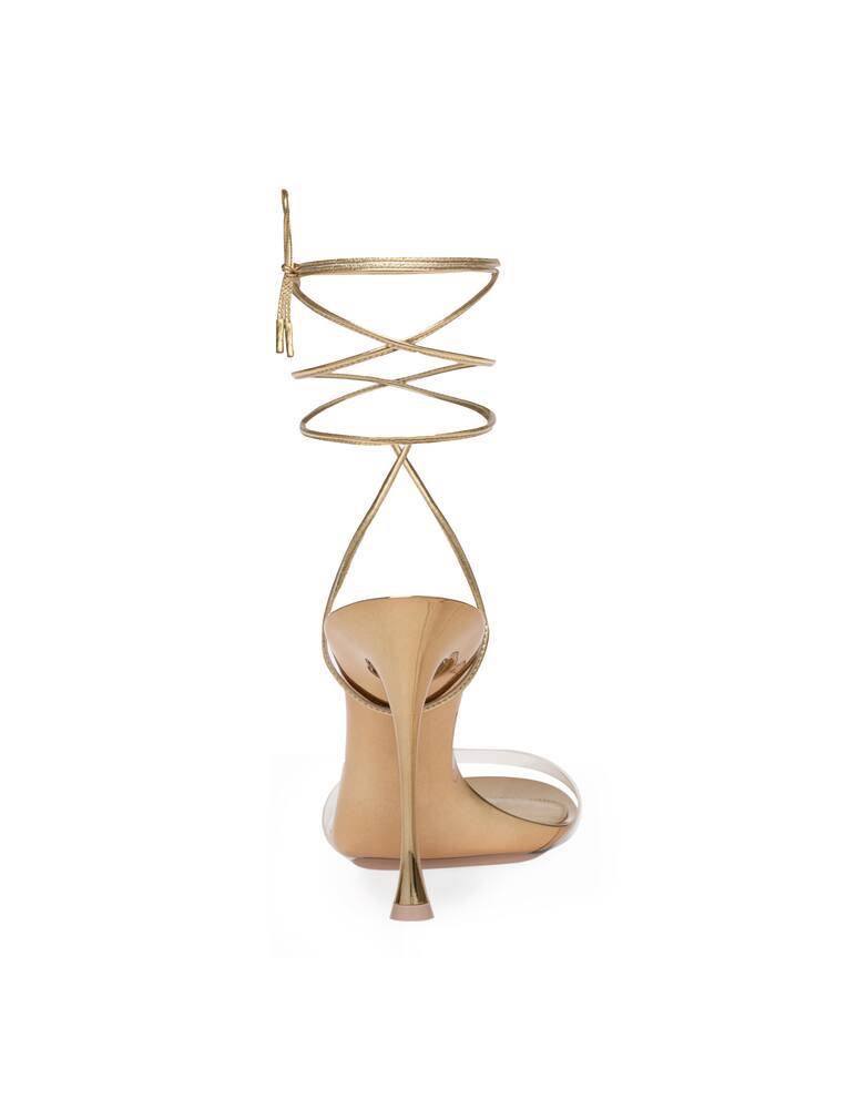rinascente Gianvito Rossi Spice heeled sandals - gold