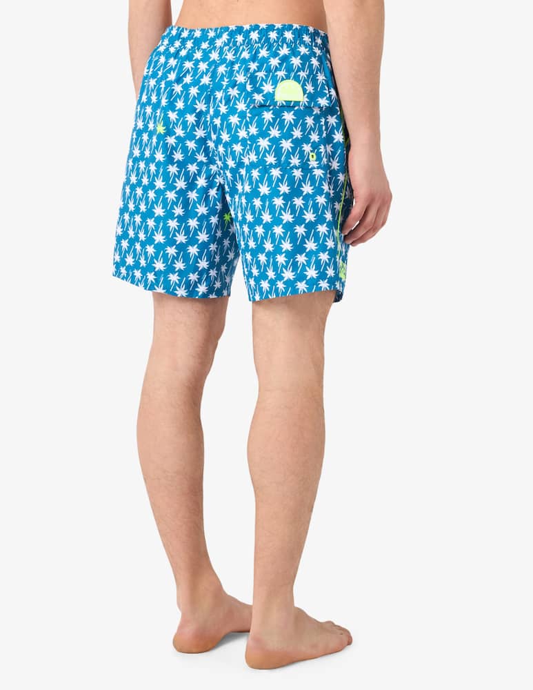 rinascente Sundek Palma print boardshorts
