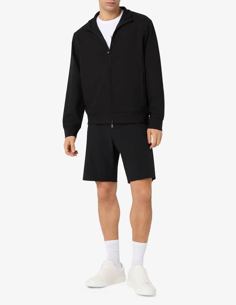 rinascente Emporio Armani Felpa zip logo all over