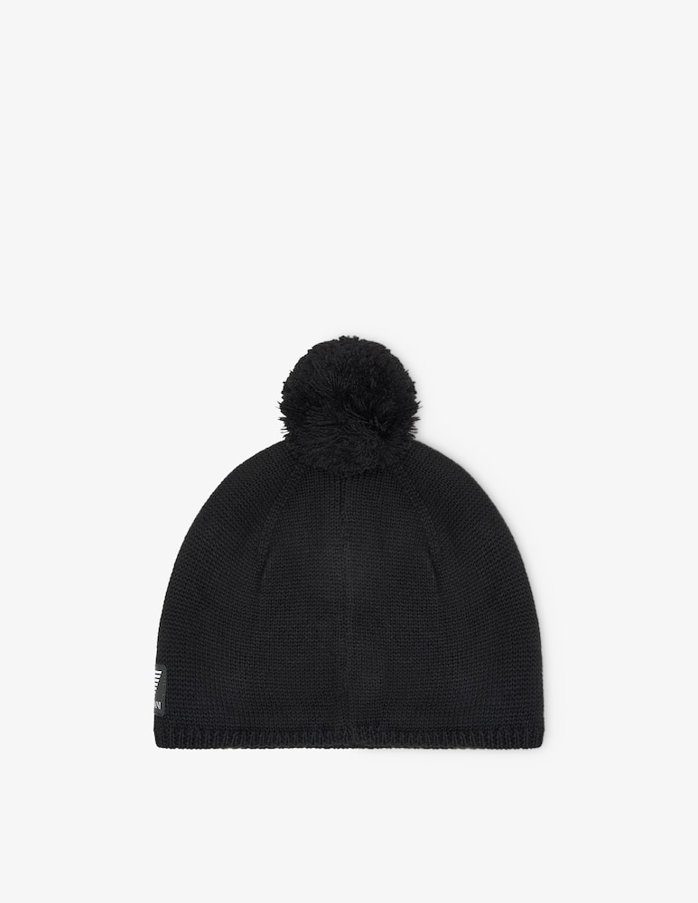 rinascente EA7 Beanie pon pon fisi