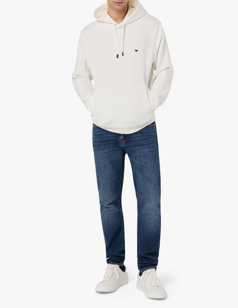 Emporio Armani Felpa cappuccio loghino - immagine 2 Emporio Armani Felpa cappuccio loghino - immagine 2