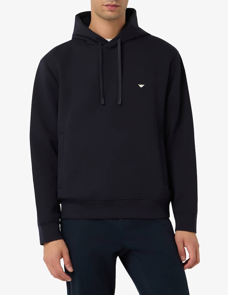 Emporio Armani Felpa con cappuccio e logo - immagine 1 Emporio Armani Felpa con cappuccio e logo - immagine 1