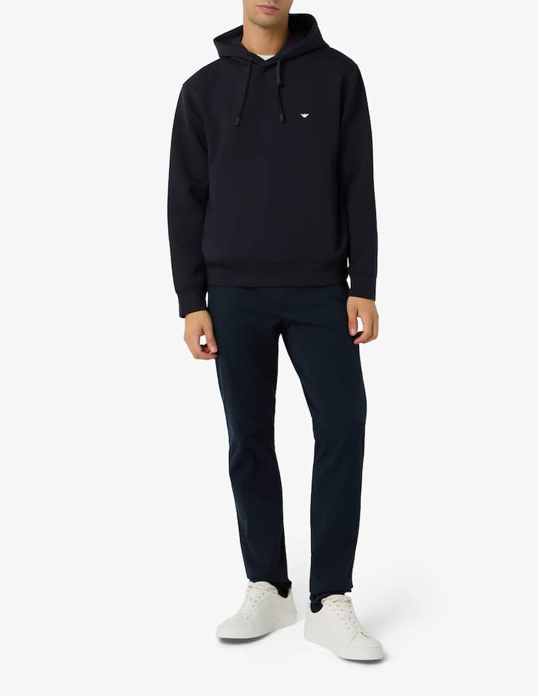 Emporio Armani Felpa con cappuccio e logo - immagine 2 Emporio Armani Felpa con cappuccio e logo - immagine 2