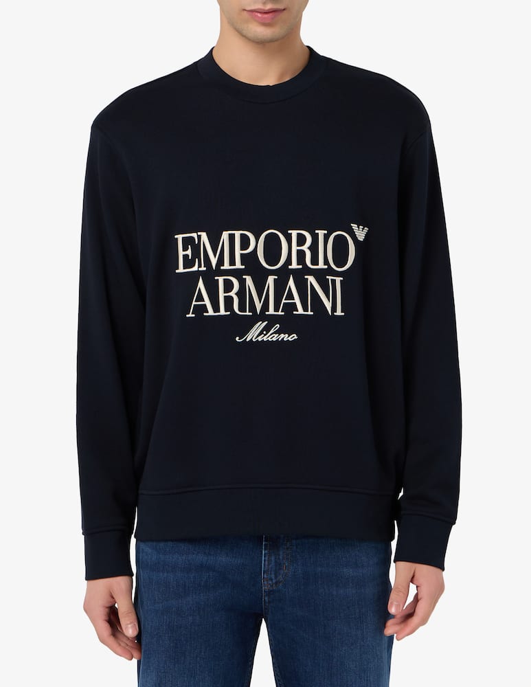 rinascente Emporio Armani Felpa logo script