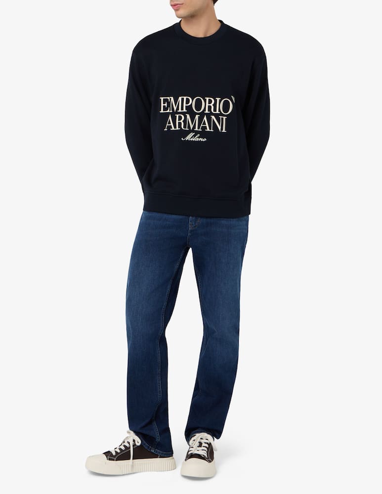 rinascente Emporio Armani Felpa logo script