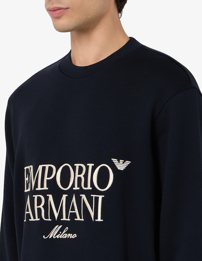 rinascente Emporio Armani Felpa logo script