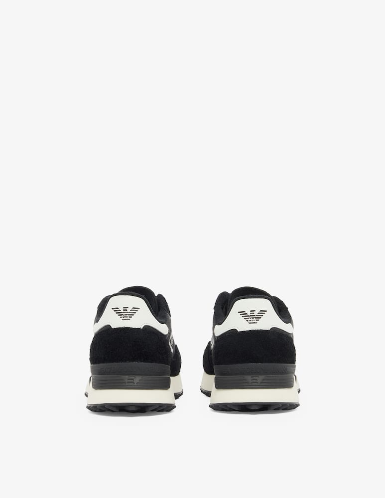 EA7 Sneakers running vintage in nylon e suede - immagine 3 EA7 Sneakers running vintage in nylon e suede - immagine 3