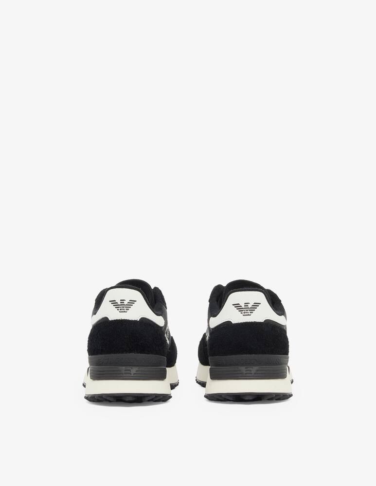 rinascente EA7 Vintage running nylon suede sneakers