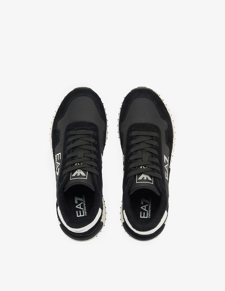 EA7 Sneakers running vintage in nylon e suede - immagine 5 EA7 Sneakers running vintage in nylon e suede - immagine 5