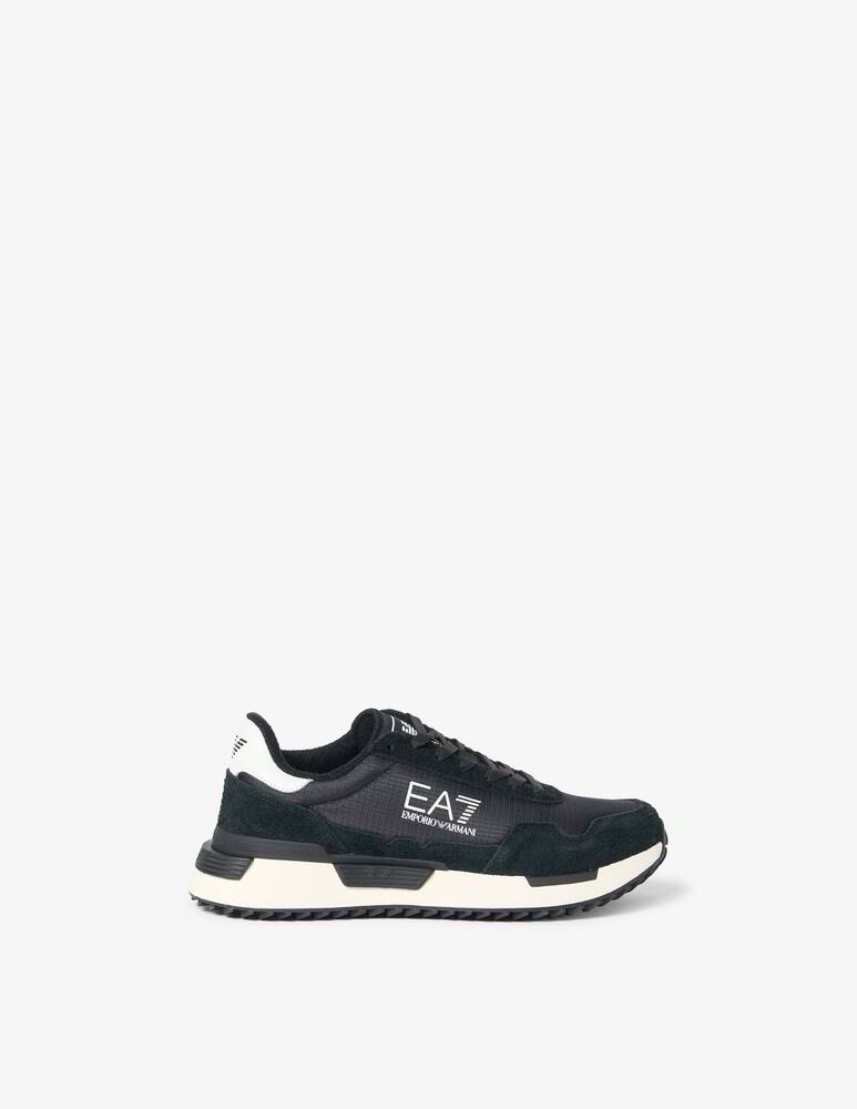rinascente EA7 Vintage running nylon suede sneakers