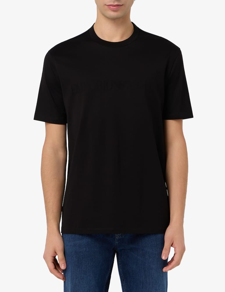 rinascente Emporio Armani T-shirt logo aquila frontale