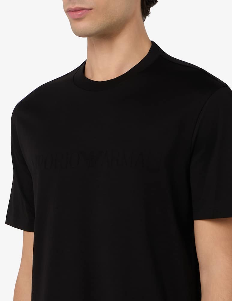 rinascente Emporio Armani T-shirt logo aquila frontale